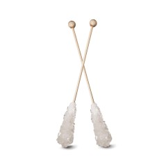 Cukier kandyzowany biały na patyku | Smakołak