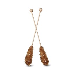 Brown Rock Sugar on a Stick | Smakołak