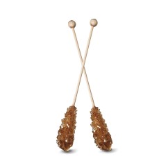 Brown Rock Sugar on a Stick | Smakołak