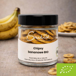 Chipsy bananowe BIO - naturalna przekąska 65 g | Smakołak