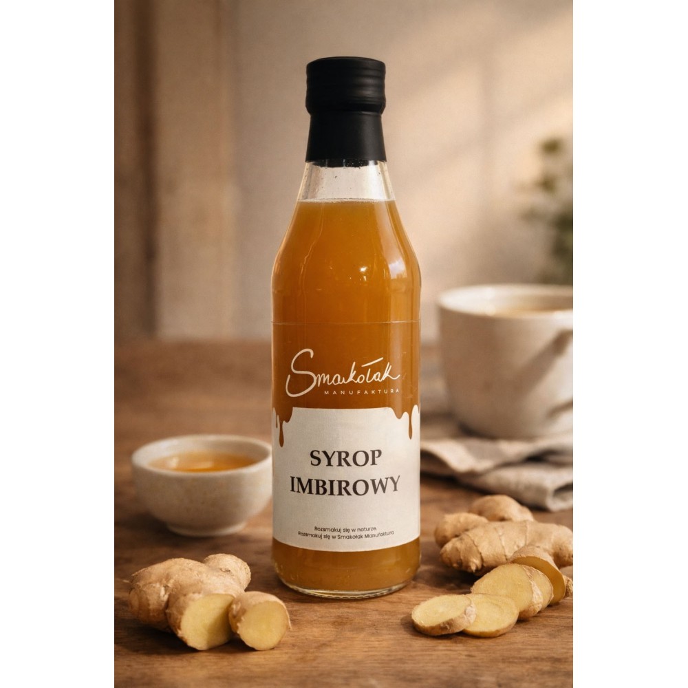 Ginger Syrup - Natural, Cold-Pressed | Smakołak Online Shop