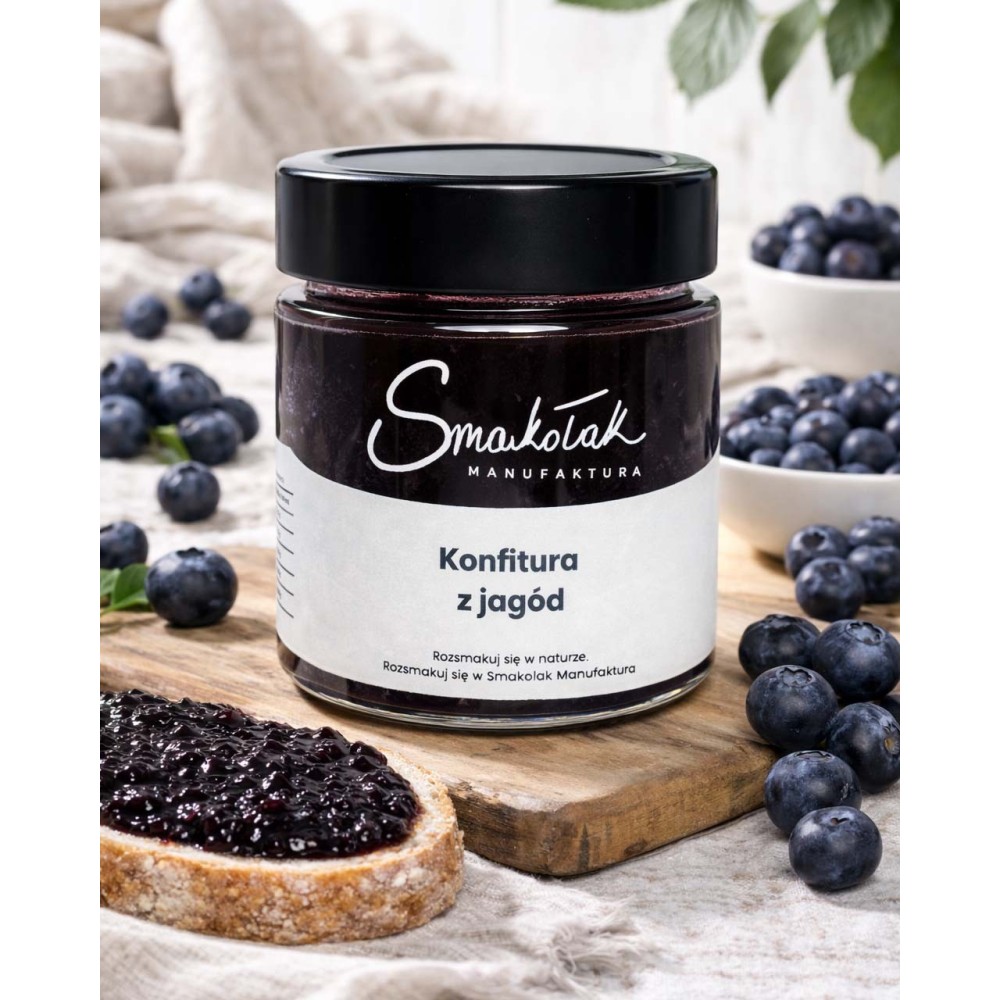 Bilberry Preserve - Natural, 71% Fruit | Smakołak Online Store