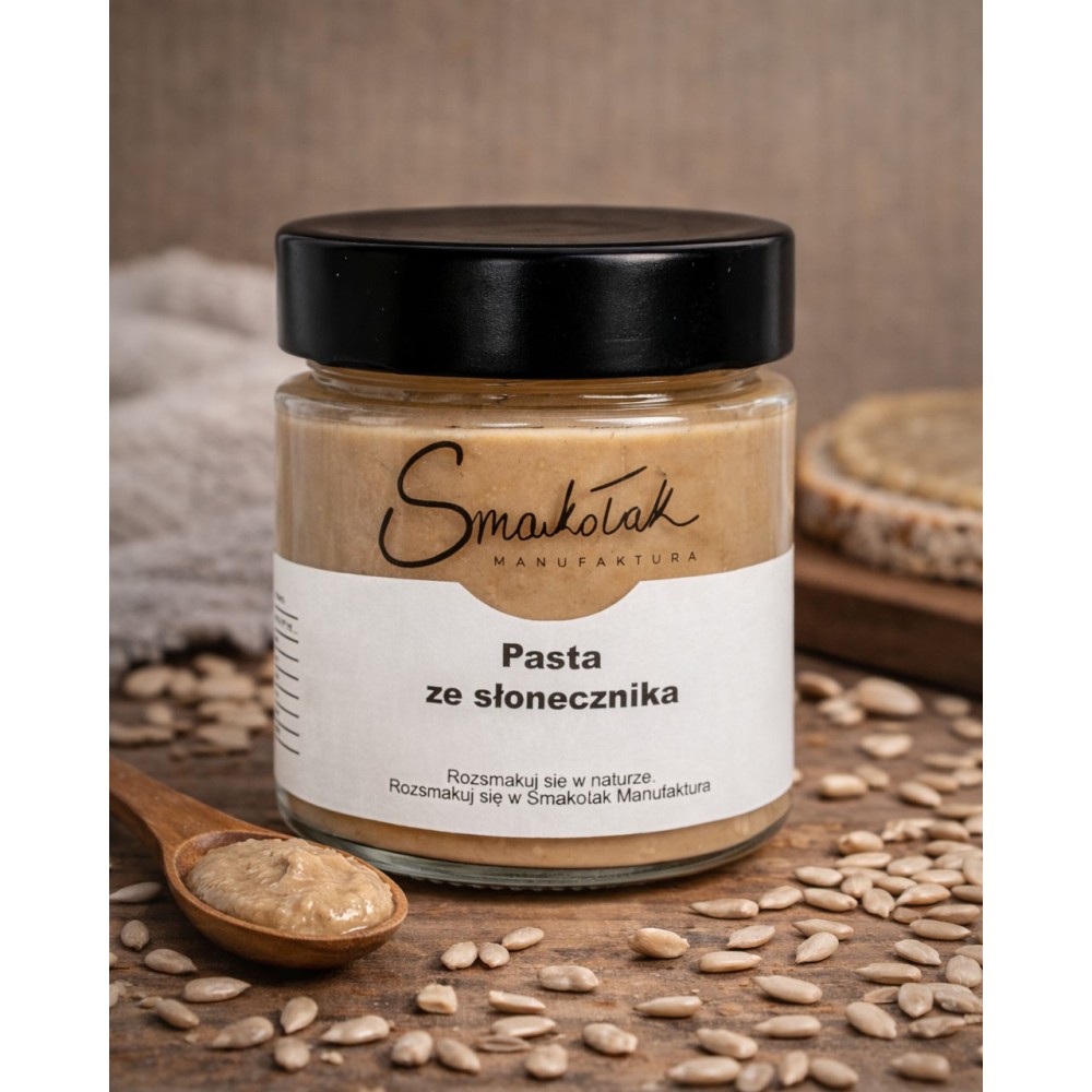 Pasta ze słonecznika 100% - 190 g | Sklep Online Smakołak