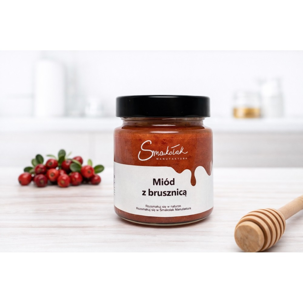 Lingonberry Honey - Premium Fruit Honey | Smakołak