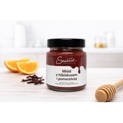 Miód z hibiskusem i pomarańczą - Owocowy Miód Premium | Smakołak