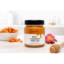 Miód z rokitnikiem i dziką różą - Owocowy Miód Premium | Smakołak