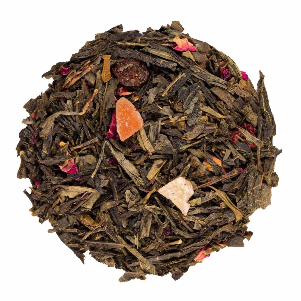 Świetny humor - zielona herbata z wiśnią i maliną | Smakołak