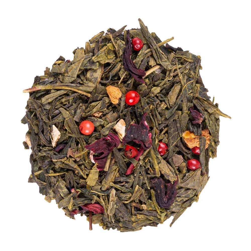 Smoczy ogień - zielona herbata z jabłkiem i porzeczką | Smakołak