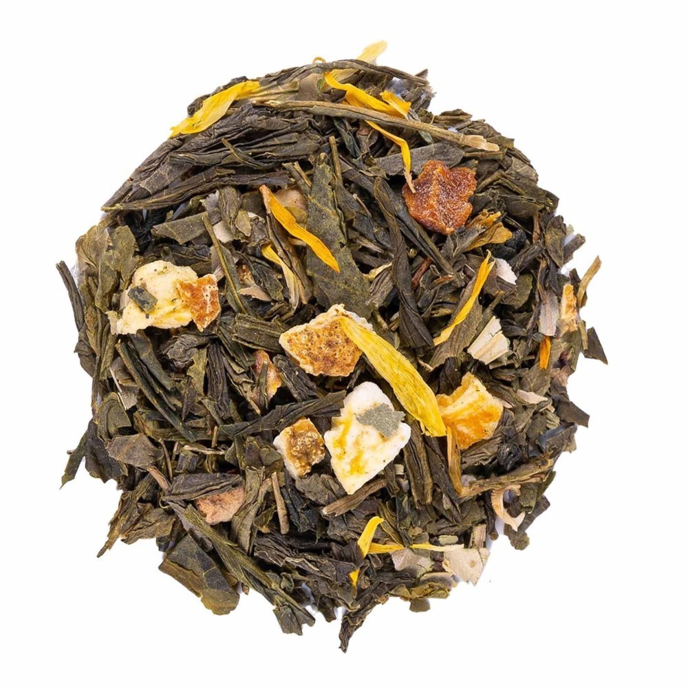 Mango Pomarańcza - zielona herbata z mango i pomarańczą | Smakołak