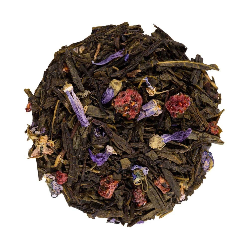 Fiołkowa malina - zielona herbata z fiołkiem i maliną | Smakołak