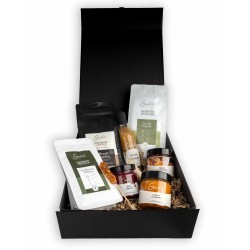 Zestaw prezentowy DELUXE „Na Złą Pogodę” | Herbata, kawa i słodkości | Smakołak