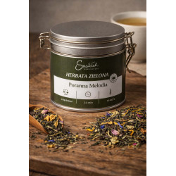 Poranna Melodia - zielona herbata egzotyczna z bergamotką i kwiatami | Smakołak
