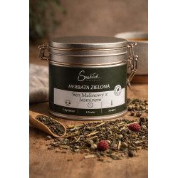 Sen Malinowy z Jaśminem - zielona herbata z maliną i jaśminem | Smakołak