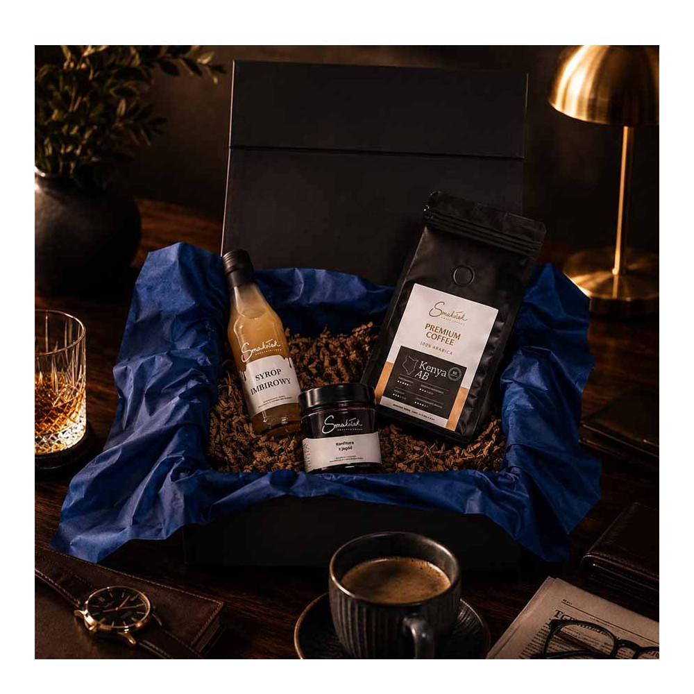 Prezent dla Taty Premium - Elegancki Box z Kawą