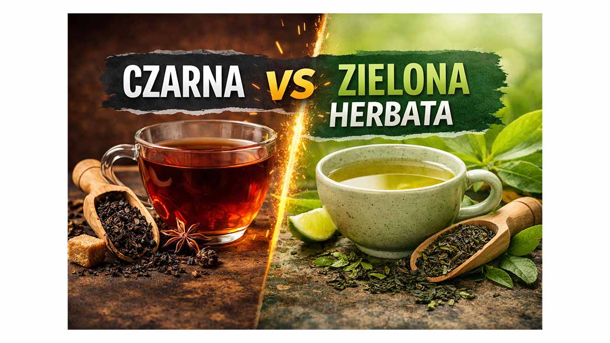 Czarna vs zielona herbata - różnice, właściwości i którą wybrać?
