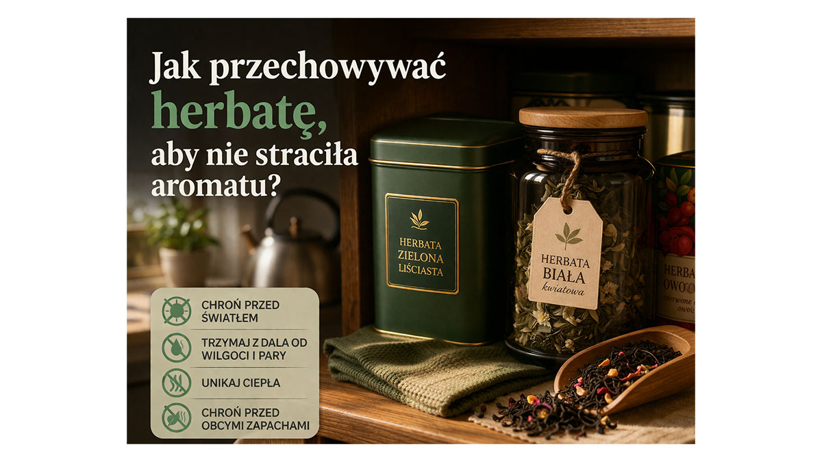Jak przechowywać herbatę, aby nie straciła aromatu?